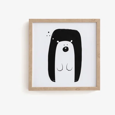 La Redoute Cléo Child's Framed Bear Print