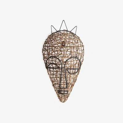 La Redoute Yanaelle African Braided Rattan Mask (Model 1).