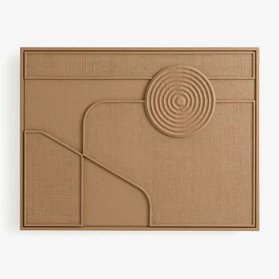 La Redoute Ondina Woven Jute Wall Art