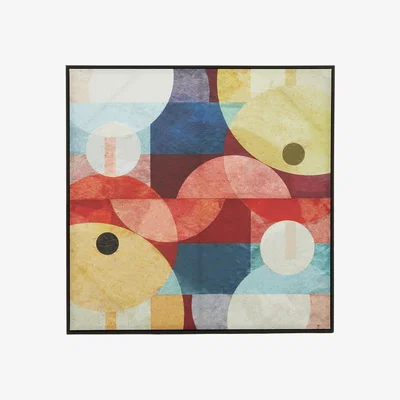 La Redoute 103cm Muticolour Geometric Wall Art
