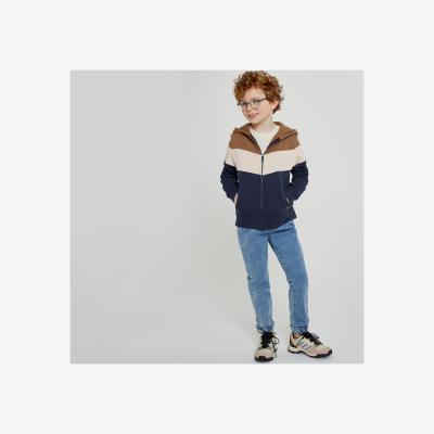 La Redoute Graphic Print Zipped Hoodie in Cotton Mix