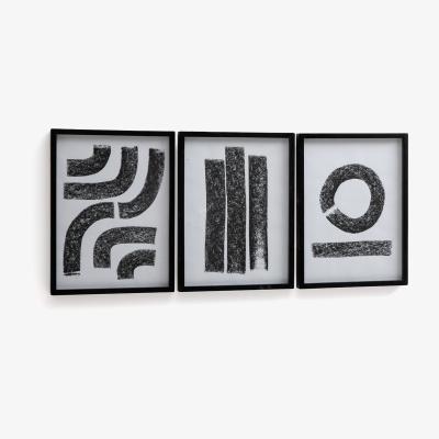 La Redoute Minimal Framed Printed Posters (Set of 3)