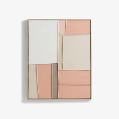 La Redoute Anero Linen Wall Art, 100 X 80cm