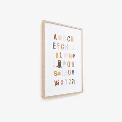 La Redoute Ally Child's Framed Alphabet Print