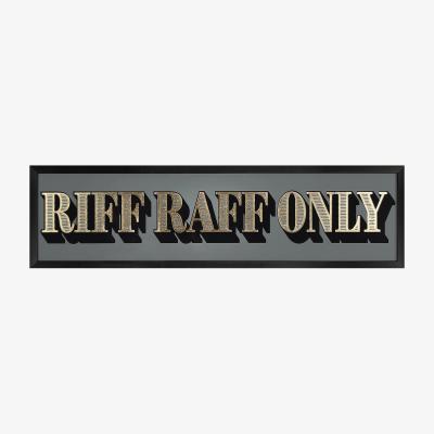 La Redoute 55x15cm Riff Raff Framed Print