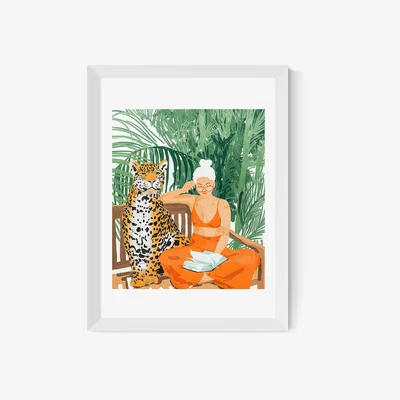 La Redoute A2 Framed Jungle Vacay II Print