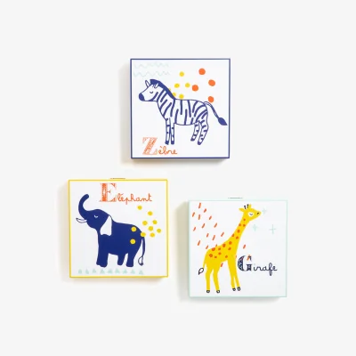 La Redoute Animalia Children's Animal Artwork (Set of 3)