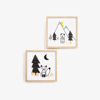 La Redoute Set of 2 Forest Camp Children's Artwork