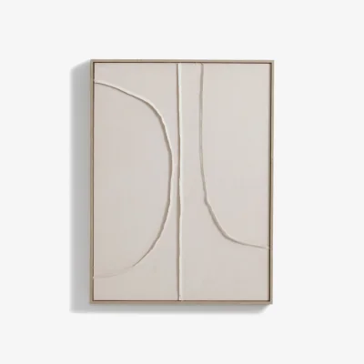 La Redoute Olymo Linen Wall Art, 60 X 80cm