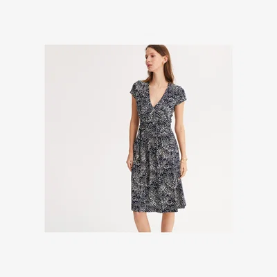 La Redoute Graphic Print Full Dress, Mid-Length