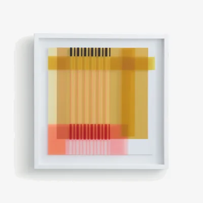 La Redoute Seris Screen-Printed Glass Wall Art