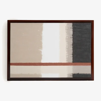 La Redoute Aiden Hand-Painted Acrylic Frame Wall Art
