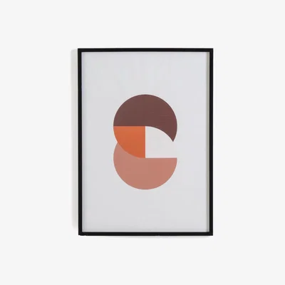 La Redoute Mix Framed Graphic Pattern Poster