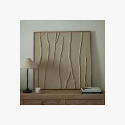 Layered Lounge Raya Natural Wall Art