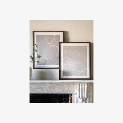 Marks & Spencer Gallery Direct Set of 2 Continuation Framed Wall Art Nude