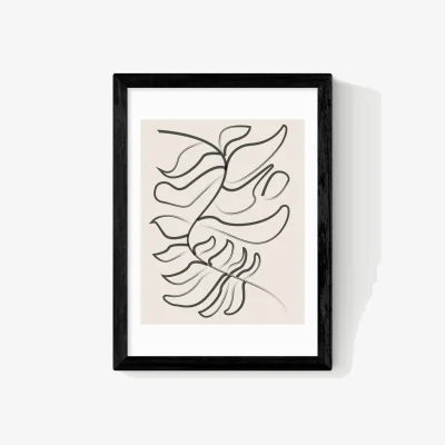 Marks & Spencer East End Prints Sprung Framed Art Print Black