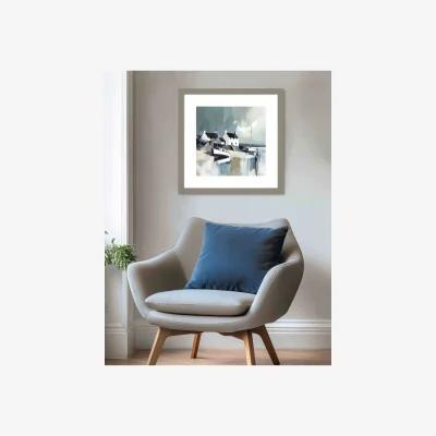 Marks & Spencer Gallery Direct Sea Spirit Framed Wall Art Duck Egg