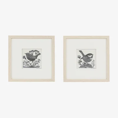 Marks & Spencer Gallery Direct Set of 2 Rural Studies I Framed Art Black Mix