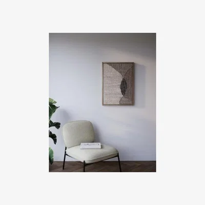Marks & Spencer M&S Woven Abstract Rectangle Framed Art - Multi, Multi