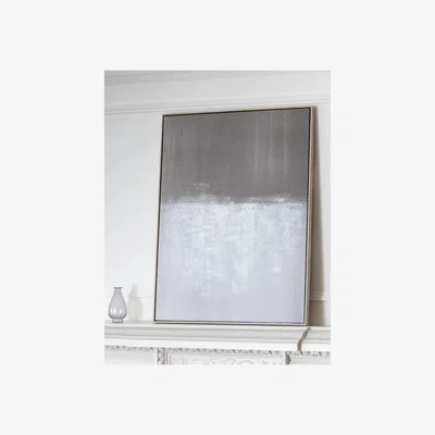 Marks & Spencer Gallery Home Horizon Abstract Rectangle Framed Art - Taupe, Taupe