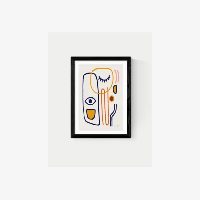 Marks & Spencer East End Prints Feel Good Framed Art Black