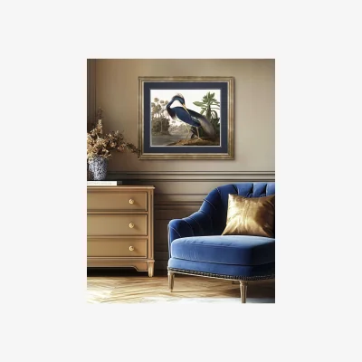 Marks & Spencer Gallery Home Louisiana Heron Rectangle Framed Art Multi