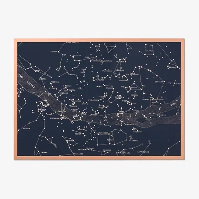 Made.com Suri Celestial Framed Print, 70 x 100cm 