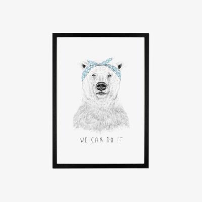Made.com We Can Do It by Balazs Solti, 40 x 50cm Wall Art Print 
