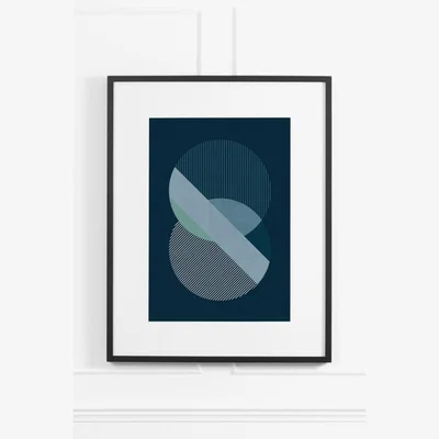 My Furniture Azure Fusion No.2 - Black Frame