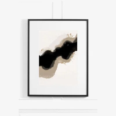 My Furniture Mellow Mocha No.2  Wall Art – Black Frame