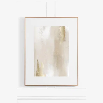 My Furniture Iced Frappe No.1 Wall Art – Brass Frame