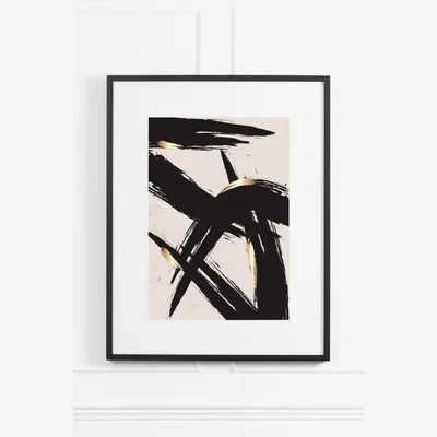 My Furniture Black Gold No.1 - Black Frame