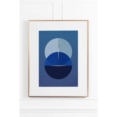 My Furniture Celestial Blue No.2 - Brass Frame
