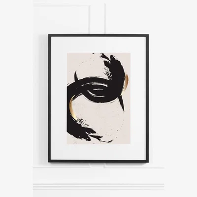 My Furniture Black Gold No.2 - Black Frame