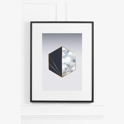My Furniture Lunar Rock No.3 - Black Frame
