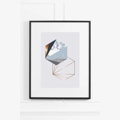 My Furniture Lunar Rock No.1 - Black Frame