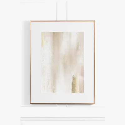 My Furniture Iced Frappe No.2 Wall Art– Brass Frame
