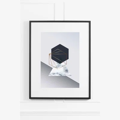 My Furniture Lunar Rock No.2 - Black Frame