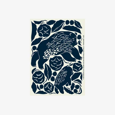 Made in Design Karhuemo Poster - / 50 x 70 cm by Marimekko Multicoloured