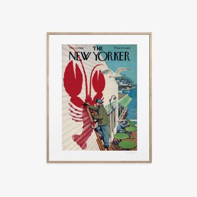 Made in Design The New Yorker  / Lobster, Arthur Getz Poster - / 40 x 50cm by Image Republic Multicoloured