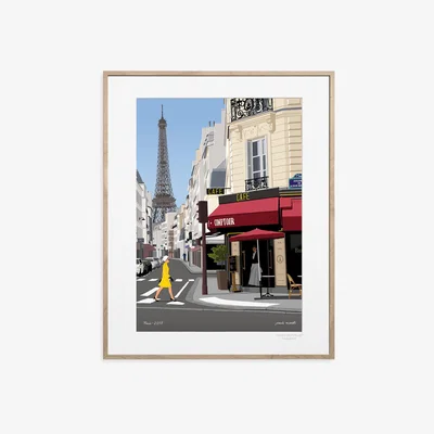 Made in Design Paulo Mariotti - Paris Poster - / 40 x 50cm by Image Republic Multicoloured