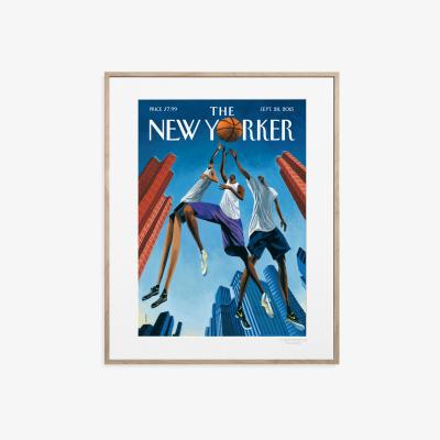 Made in Design The New Yorker / Basketball, Mark Ulriksen Poster - / 40 x 50cm by Image Republic Multicoloured