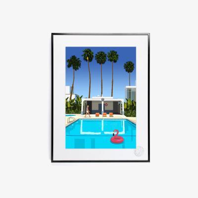 Made in Design Paulo Mariotti - Palm Springs Poster - 40 x 50 cm by Image Republic Multicoloured