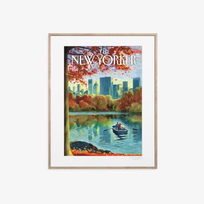 Made in Design The New Yorker / Row Boat, Eric Drooker Poster - / 40 x 50cm by Image Republic Multicoloured