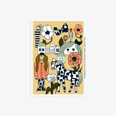 Made in Design Marikylä Poster - / 50 x 70 cm by Marimekko Multicoloured