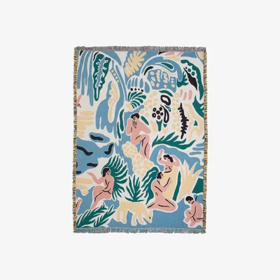 Made in Design Kimbie Plaid - / By Maite Garcia - 137 x 178 cm by Slowdown Studio Multicoloured