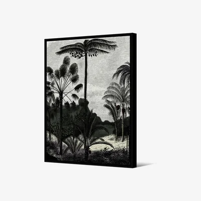 Made in Design Brohea Framed canvas - / 80 x 120 cm by PÔDEVACHE Grey