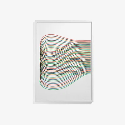 Made in Design Pierre Charpin - Loop 3 Framed poster - / Limited, numbered edition - 81 x 110 cm by The Wrong Shop Multicoloured