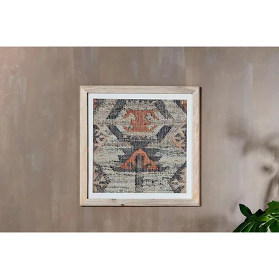 Nkuku Nkuku Pemali Handwoven Artwork | Decorative Accessories | Natural/Rust/Charcoal | Large