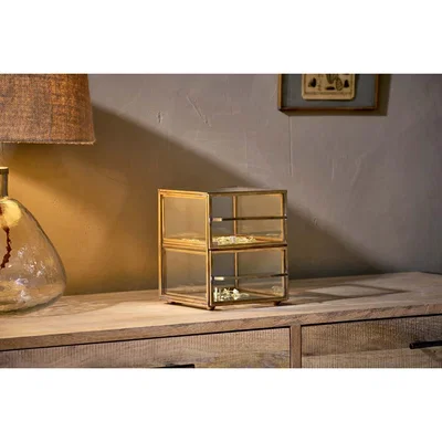 Nkuku Nkuku Yania Brass Drawers | Decorative Accessories | Antique Brass